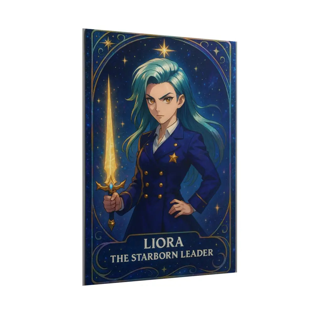 Anime Rolled Poster - Liora The Starborn Leader Character Print Decor for Gamers Anime Wall Art Poster