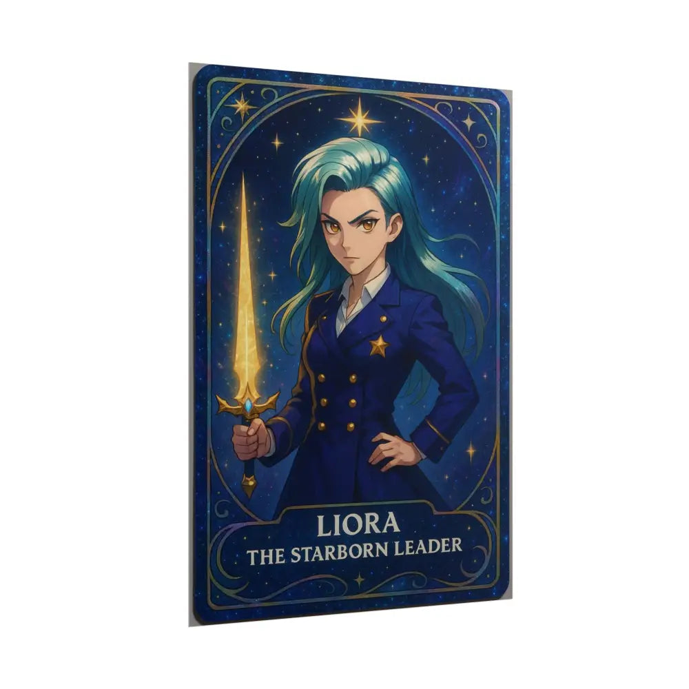 Anime Rolled Poster - Liora The Starborn Leader Character Print Decor for Gamers Anime Wall Art Poster
