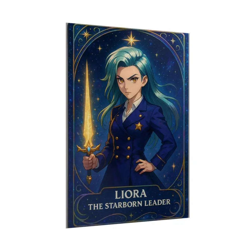 Anime Rolled Poster - Liora The Starborn Leader Character Print Decor for Gamers Anime Wall Art Poster