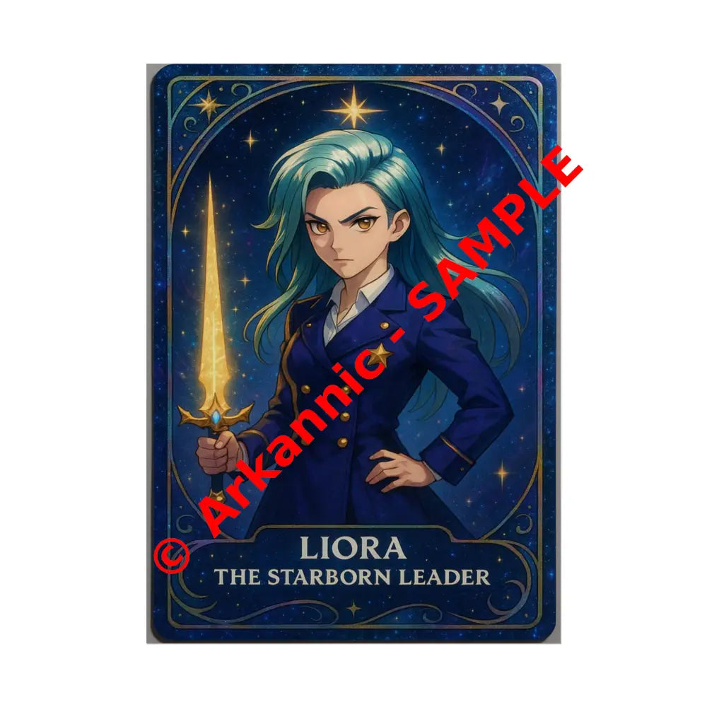 Anime Rolled Poster - Liora The Starborn Leader Character Print Decor for Gamers Anime Wall Art 5’’ x 7’’ (Vertical)