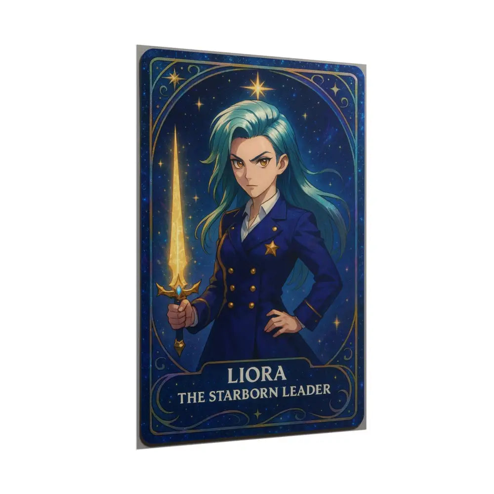 Anime Rolled Poster - Liora The Starborn Leader Character Print Decor for Gamers Anime Wall Art Poster