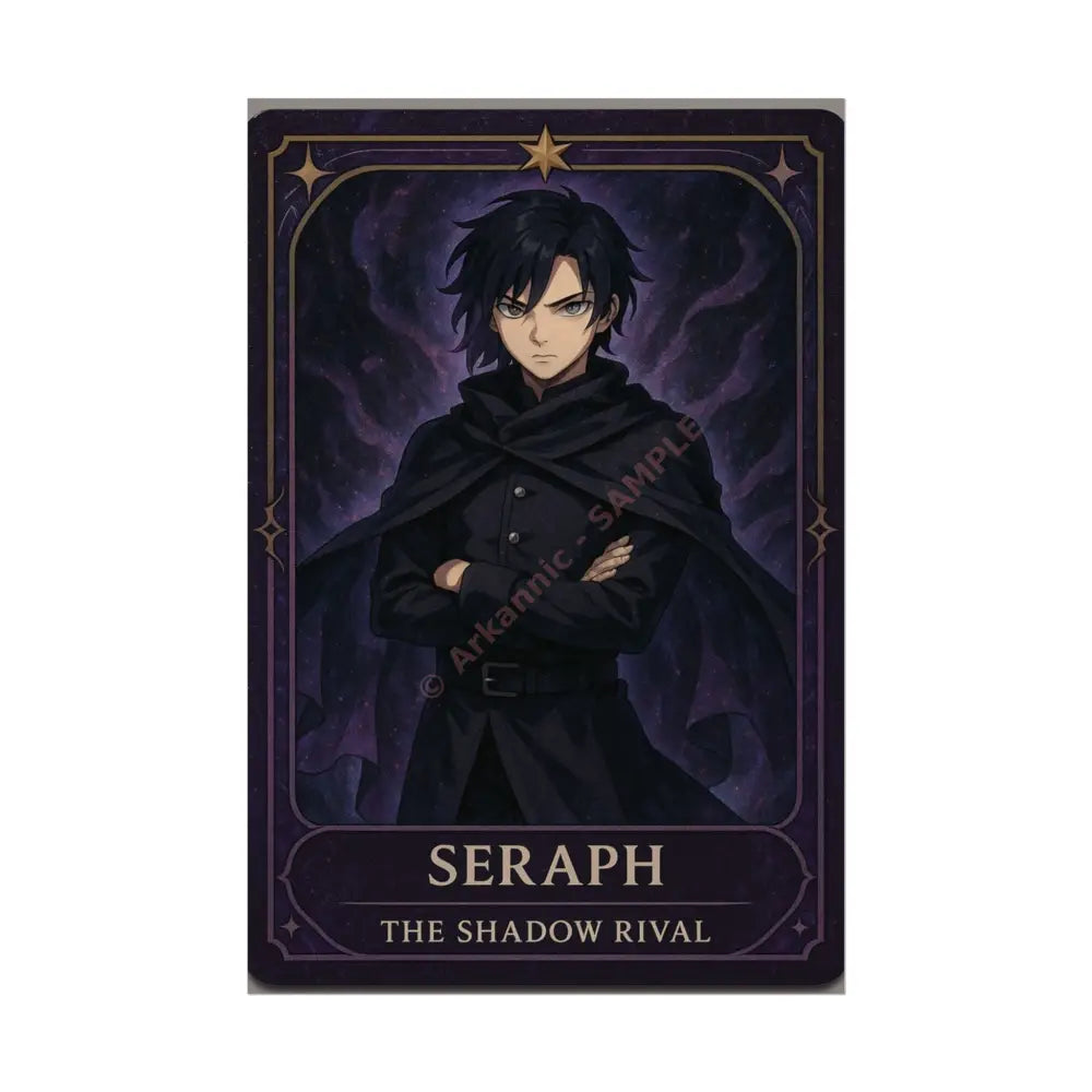 Anime Rolled Poster - Seraph The Shadow Rival Character Print Decor for Fans Gift for Gamers Anime Wall Art 12″ x 18″