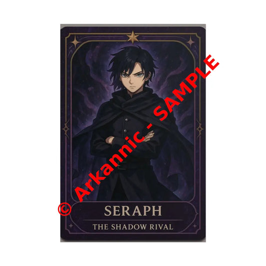 Anime Rolled Poster - Seraph The Shadow Rival Character Print Decor for Fans Gift for Gamers Anime Wall Art 20″ x 30″