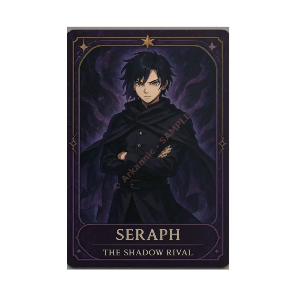 Anime Rolled Poster - Seraph The Shadow Rival Character Print Decor for Fans Gift for Gamers Anime Wall Art 20″ x 30″