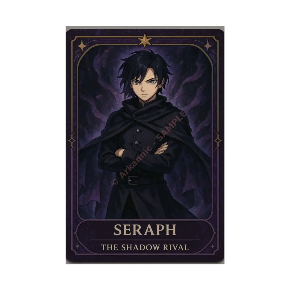 Anime Rolled Poster - Seraph The Shadow Rival Character Print Decor for Fans Gift for Gamers Anime Wall Art 20″ x 30″