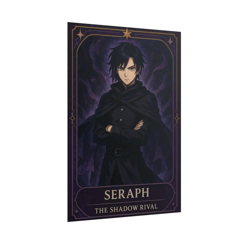 Anime Rolled Poster - Seraph The Shadow Rival Character Print Decor for Fans Gift for Gamers Anime Wall Art Poster
