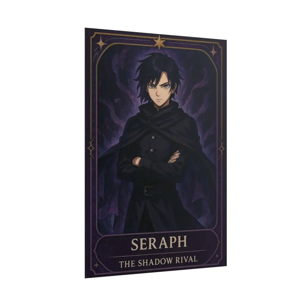 Anime Rolled Poster - Seraph The Shadow Rival Character Print Decor for Fans Gift for Gamers Anime Wall Art Poster