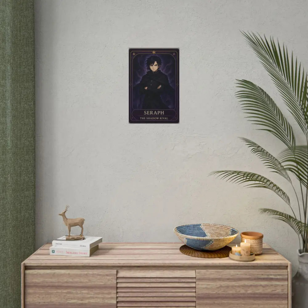 Anime Rolled Poster - Seraph The Shadow Rival Character Print Decor for Fans Gift for Gamers Anime Wall Art Poster