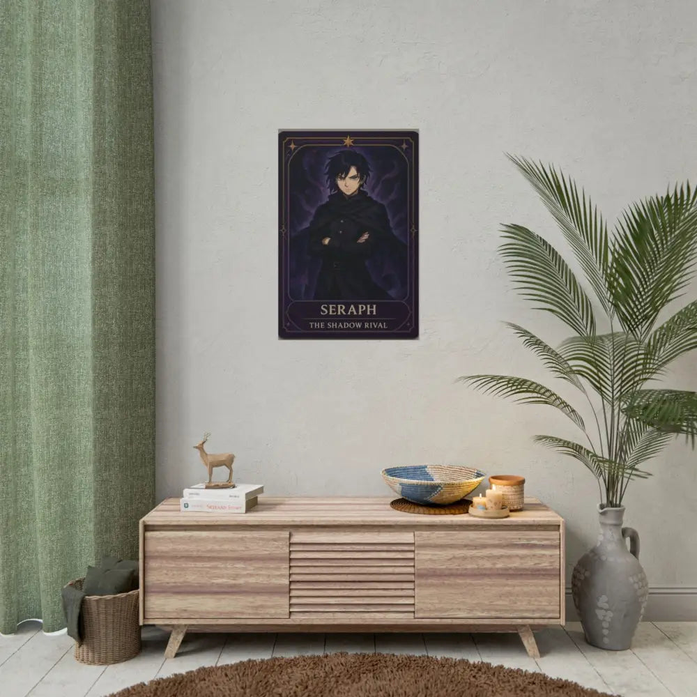 Anime Rolled Poster - Seraph The Shadow Rival Character Print Decor for Fans Gift for Gamers Anime Wall Art Poster
