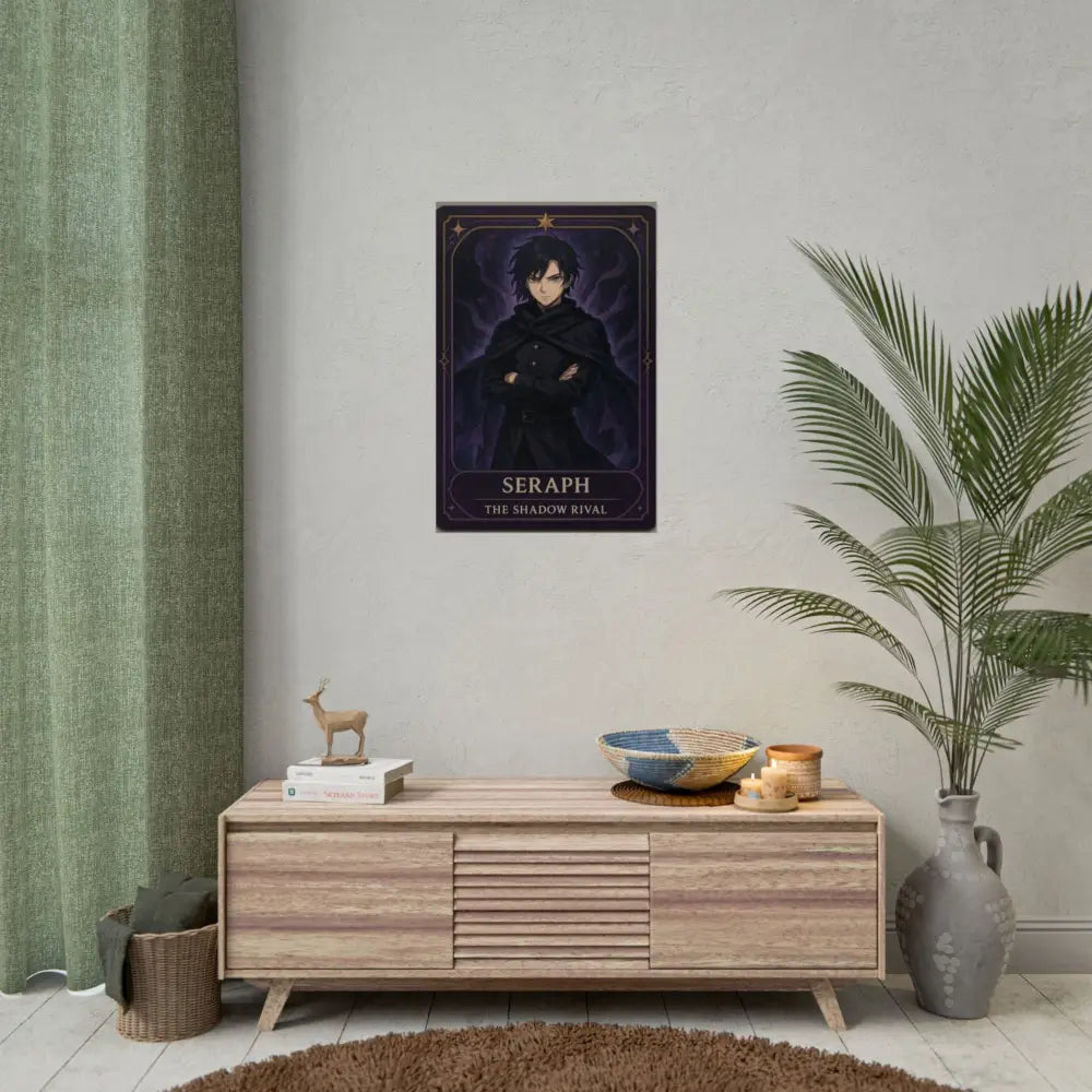 Anime Rolled Poster - Seraph The Shadow Rival Character Print Decor for Fans Gift for Gamers Anime Wall Art Poster