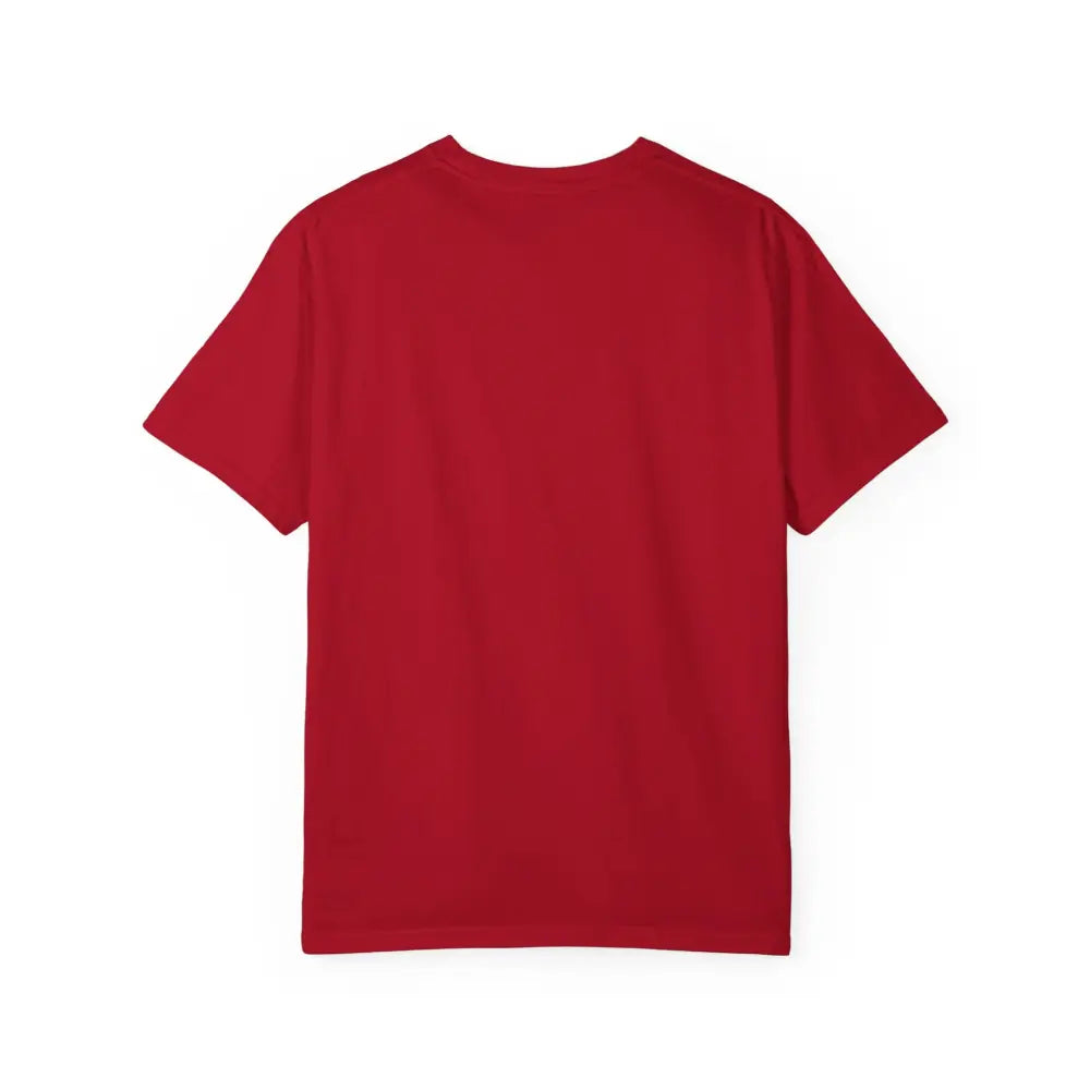 ’Beach Besties’ Garment-Dyed T-Shirt – Cat & Dog Sunset Ride T-Shirt