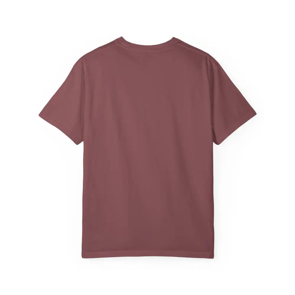 ’Beach Besties’ Garment-Dyed T-Shirt – Cat & Dog Sunset Ride T-Shirt