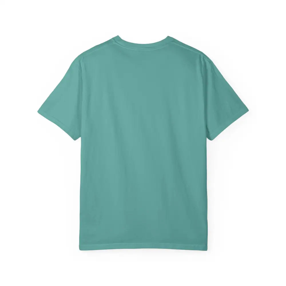 ’Beach Besties’ Garment-Dyed T-Shirt – Cat & Dog Sunset Ride T-Shirt
