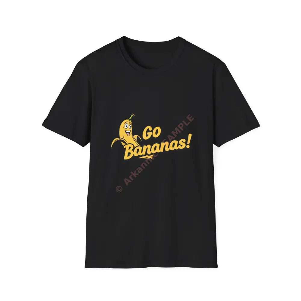 Cartoon banana T-shirt with funky bold lettering Positive Vibes Tee Casual Wear Gift for Friends Summer Style