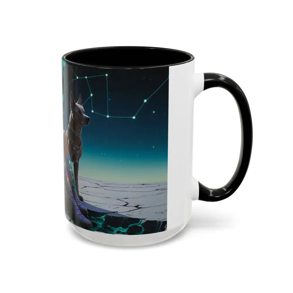 Celestial Guardian - Fantasy Art Drinkware Galactic Gift for Dog Lovers Celestial Home Decor Unique Art Mug Mug