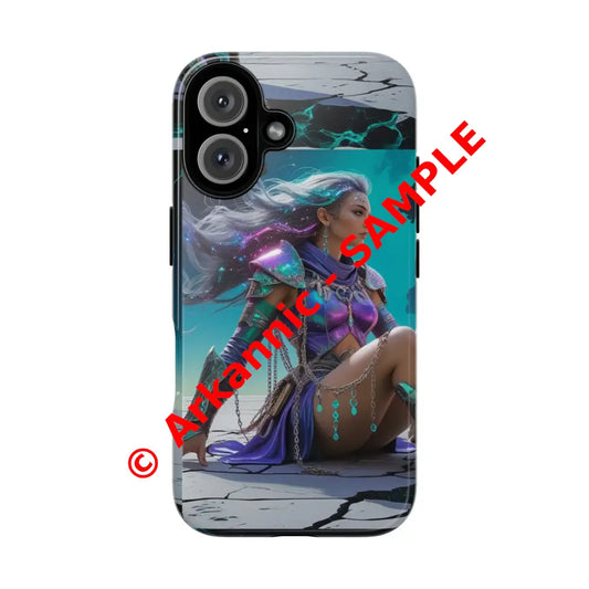 Celestial Guardian Tough Cell Phone Cover iPhone 16 / Glossy Phone Case