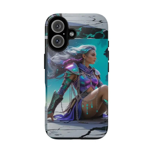 Celestial Guardian Tough Cell Phone Cover iPhone 16 / Glossy Phone Case
