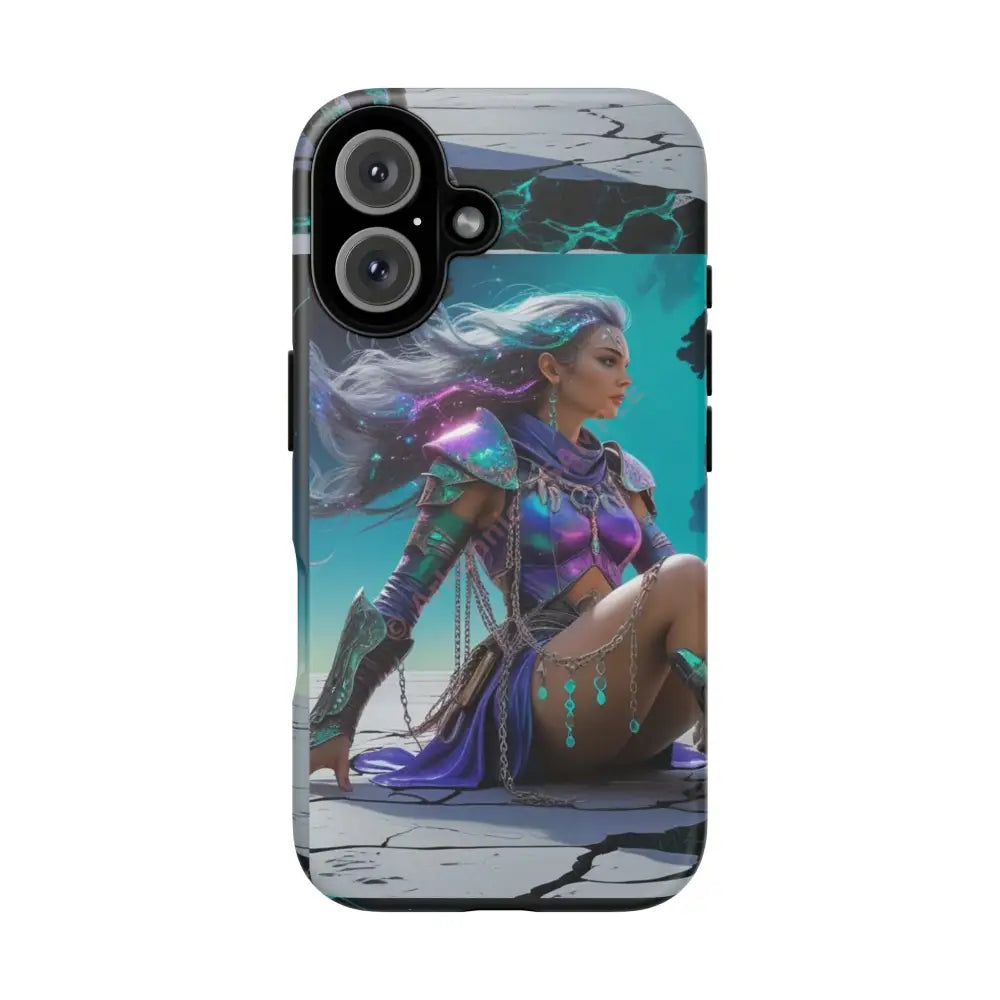 Celestial Guardian Tough Cell Phone Cover iPhone 16 / Matte Phone Case