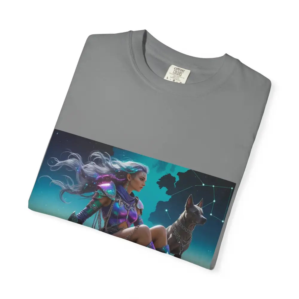 Celestial Guardian Unisex Garment-Dyed T-shirt T-Shirt