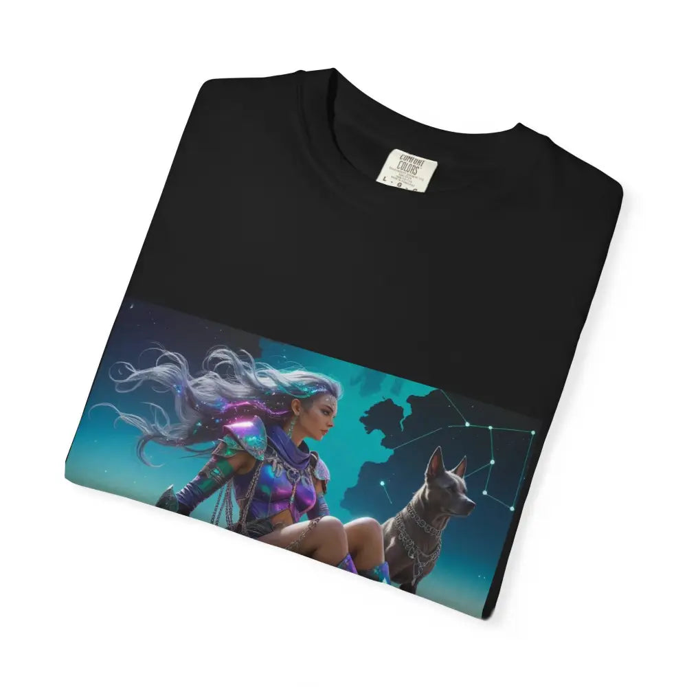 Celestial Guardian Unisex Garment-Dyed T-shirt T-Shirt
