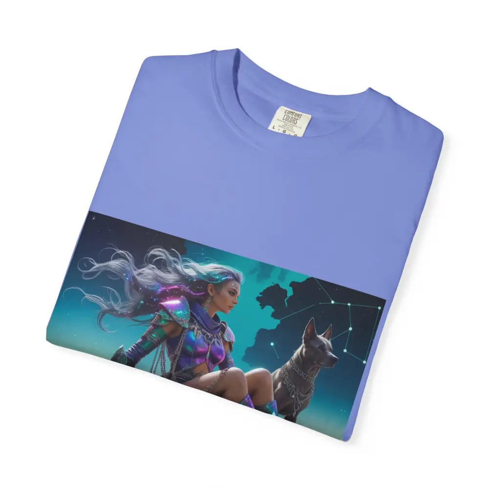 Celestial Guardian Unisex Garment-Dyed T-shirt T-Shirt