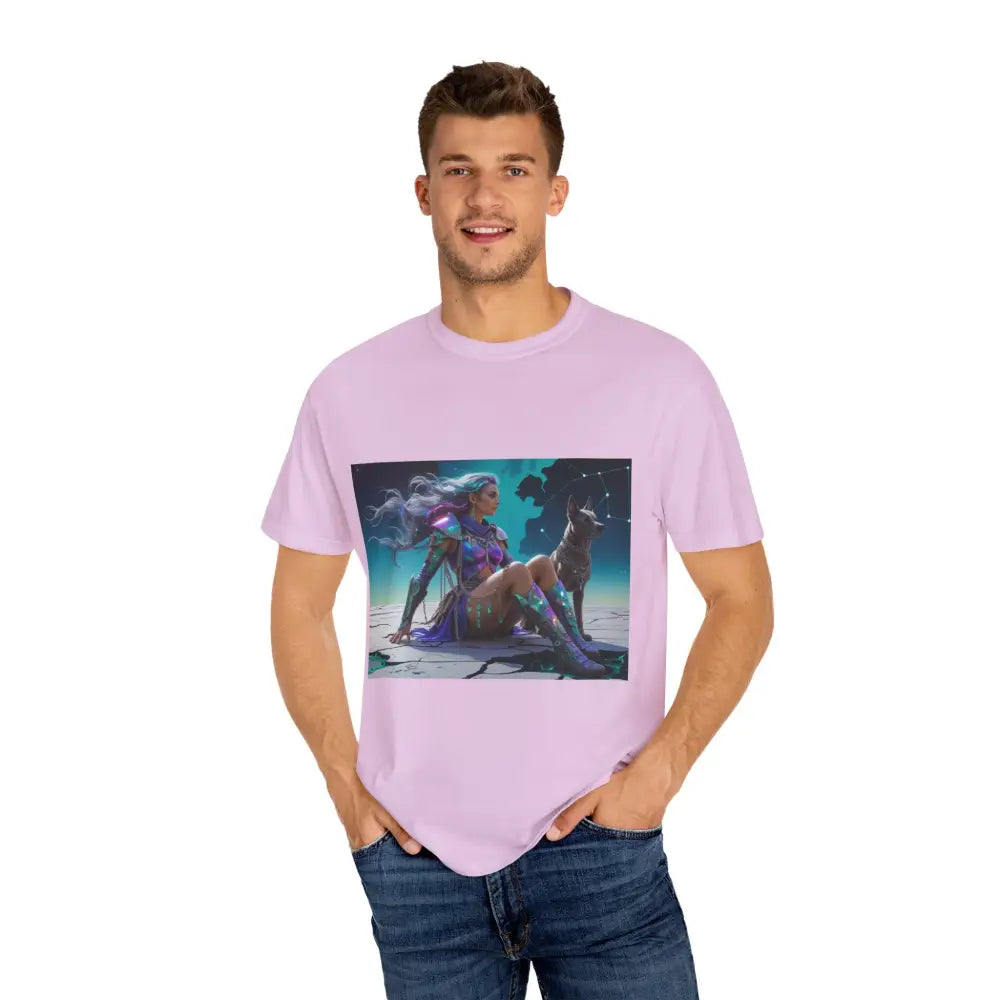 Celestial Guardian Unisex Garment-Dyed T-shirt T-Shirt
