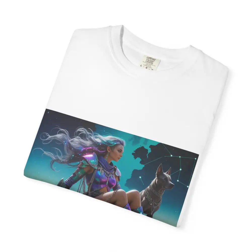 Celestial Guardian Unisex Garment-Dyed T-shirt T-Shirt