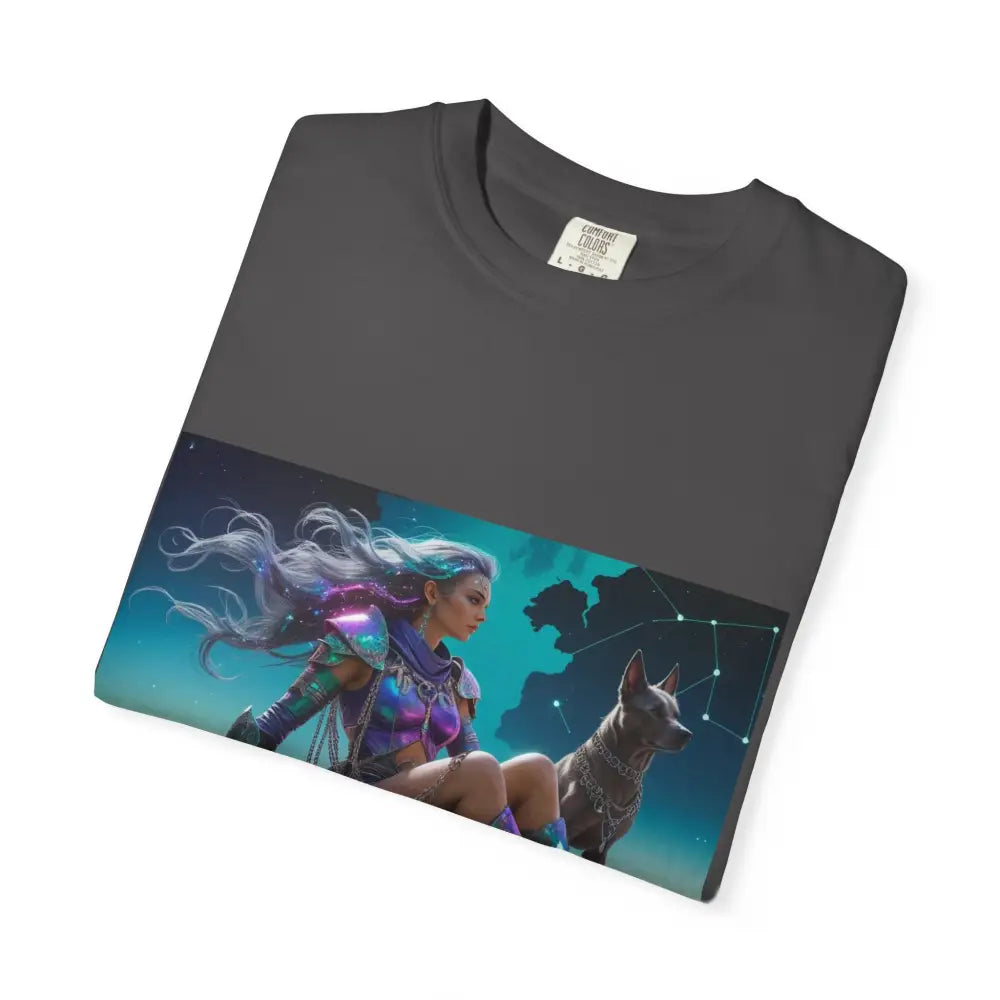Celestial Guardian Unisex Garment-Dyed T-shirt T-Shirt