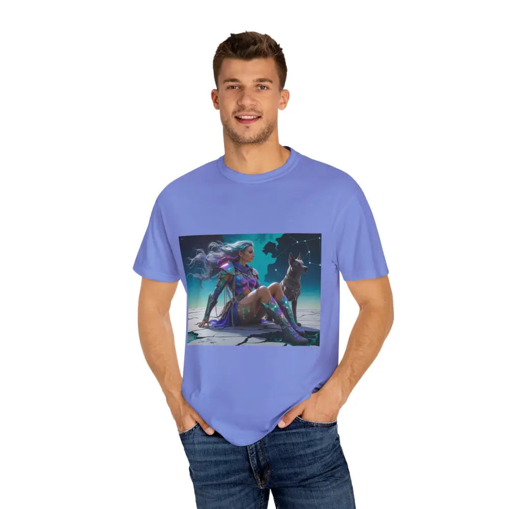 Celestial Guardian Unisex Garment-Dyed T-shirt T-Shirt