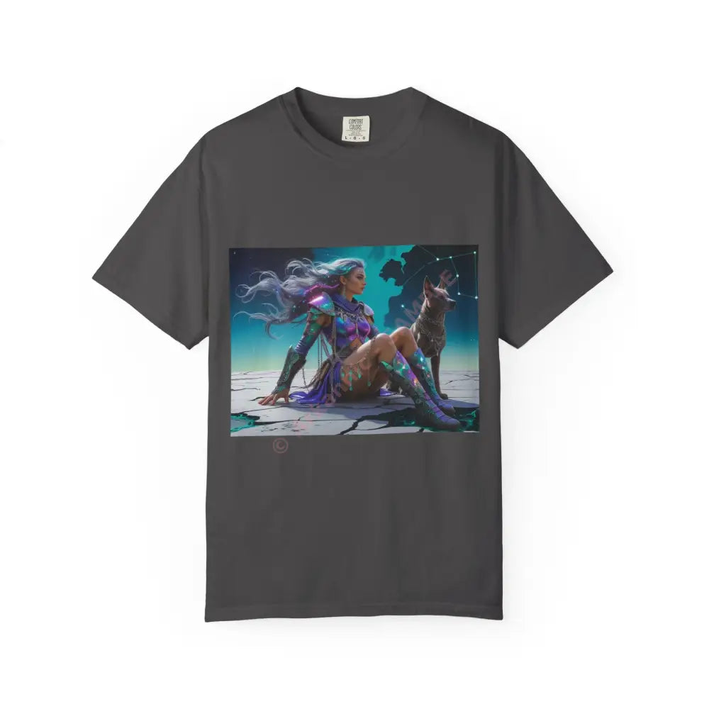 Celestial Guardian Unisex Garment-Dyed T-shirt Graphite / S T-Shirt