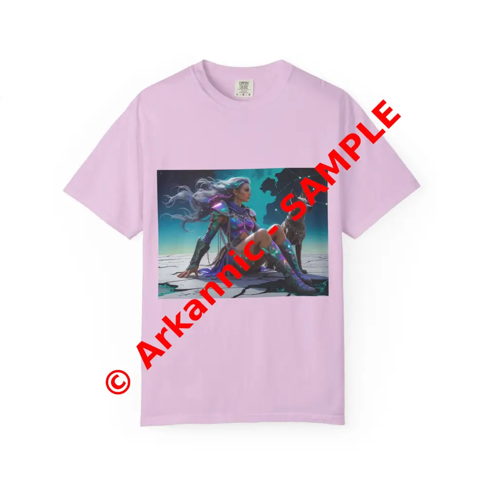 Celestial Guardian Unisex Garment-Dyed T-shirt Orchid / S T-Shirt