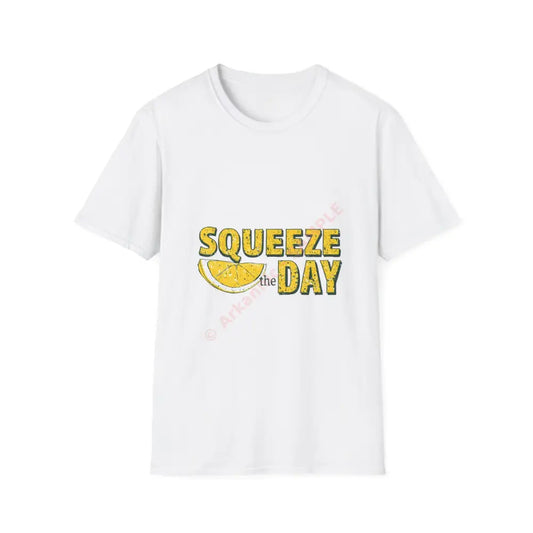 Cheerful Lemon Quote T-Shirt Positive Vibes Tee Casual Wear Gift for Friends Summer Style Motivational Apparel White