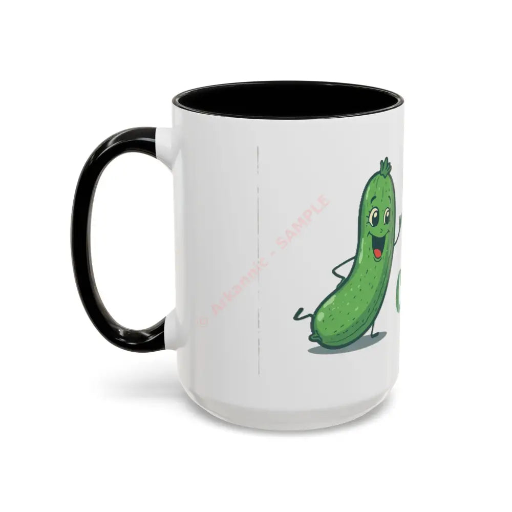 Chill as a Cucumber Coffee Mug | Funny Green Design | Cool Gift for Coffee & Tea Lovers Mug