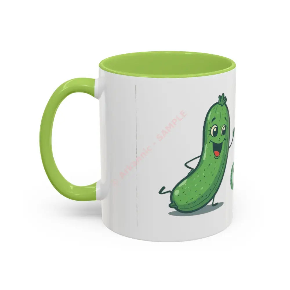Chill as a Cucumber Coffee Mug | Funny Green Design | Cool Gift for Coffee & Tea Lovers Mug