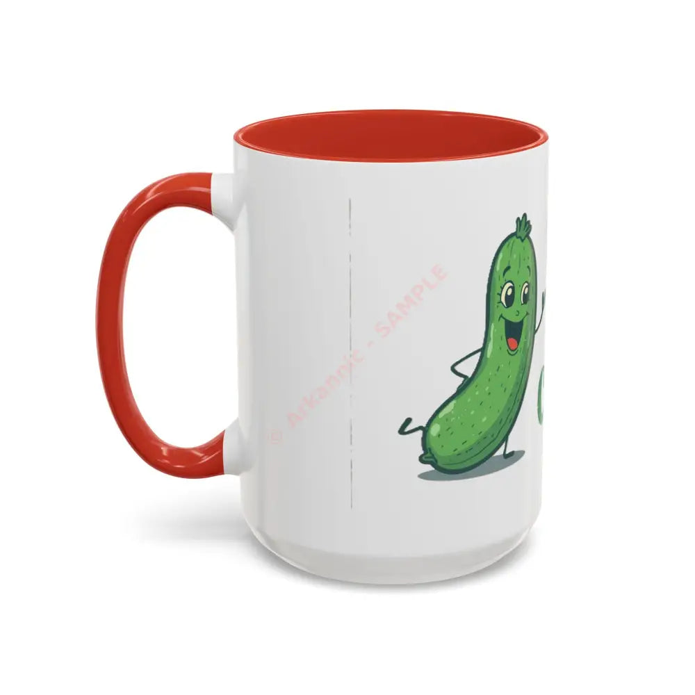 Chill as a Cucumber Coffee Mug | Funny Green Design | Cool Gift for Coffee & Tea Lovers Mug