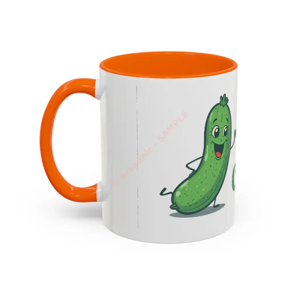 Chill as a Cucumber Coffee Mug | Funny Green Design | Cool Gift for Coffee & Tea Lovers Mug