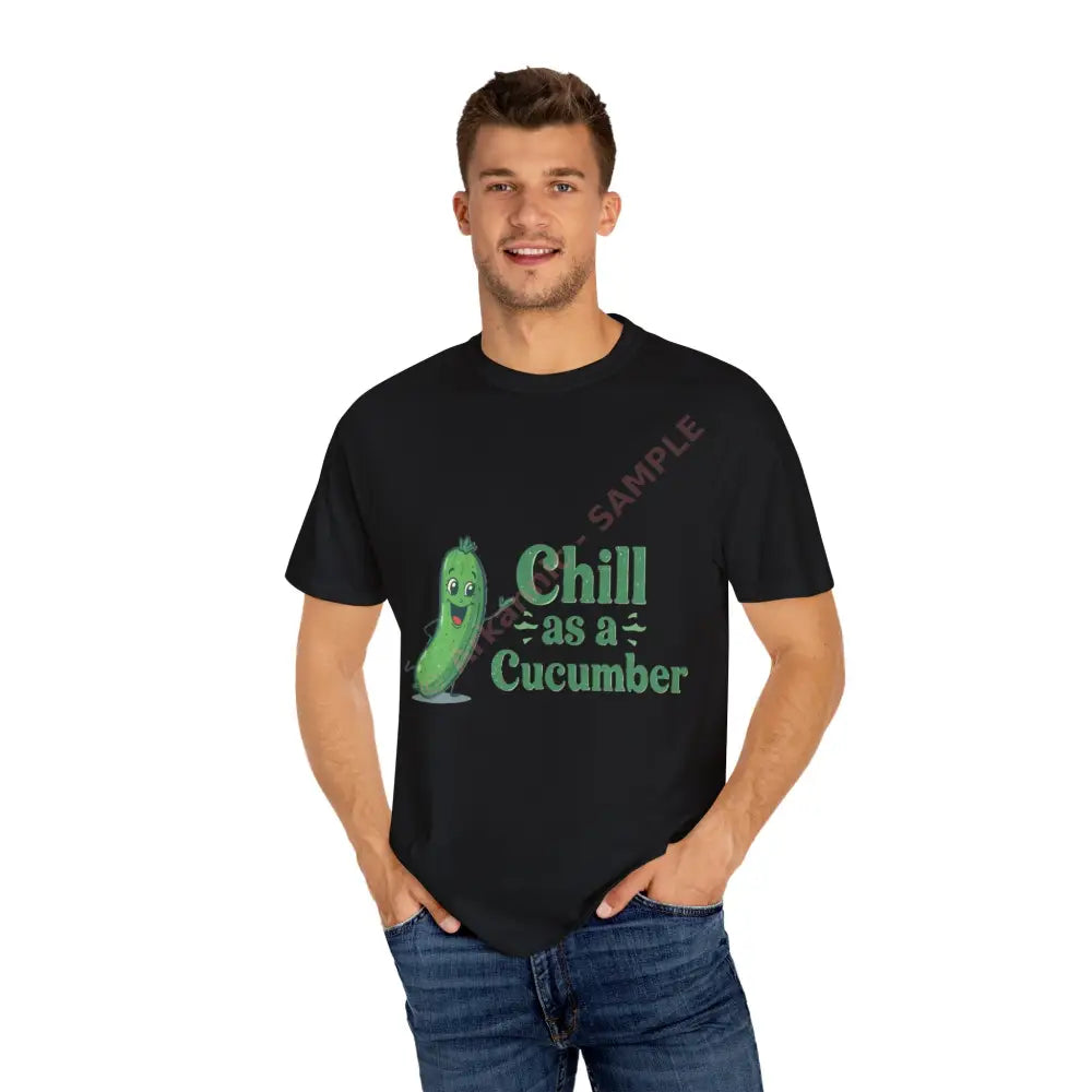 Chill as a Cucumber T-Shirt Funny T-Shirt Unisex Tee Gift for Him Gift for Her Relaxed Vibes Summer Fashion T-Shirt