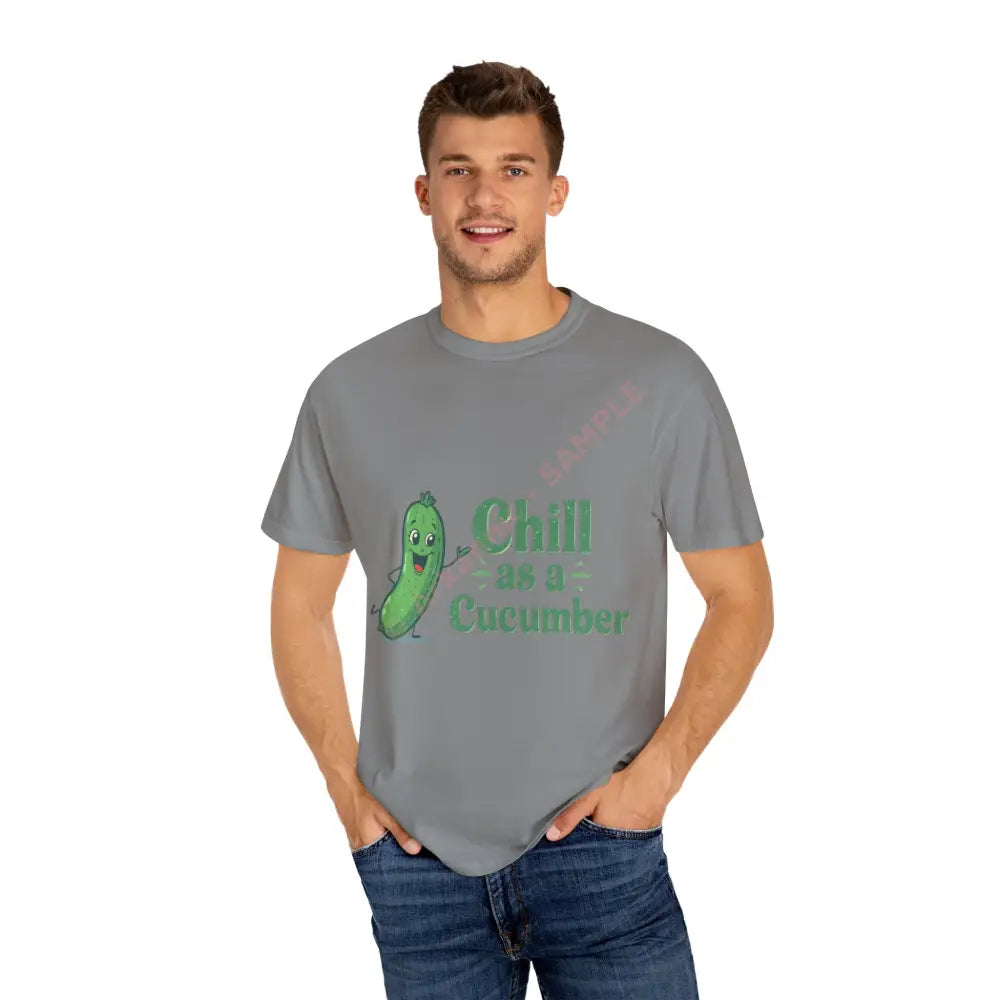 Chill as a Cucumber T-Shirt Funny T-Shirt Unisex Tee Gift for Him Gift for Her Relaxed Vibes Summer Fashion T-Shirt