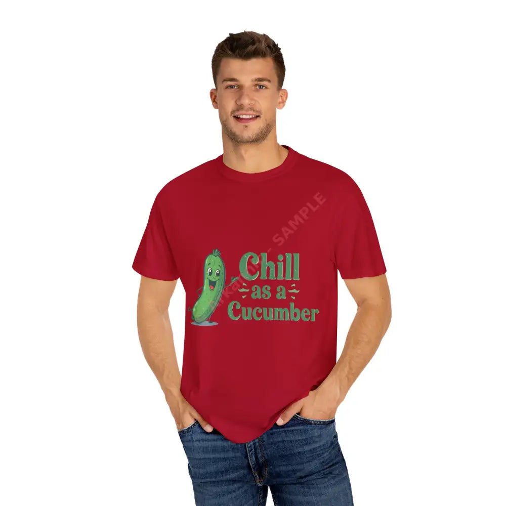 Chill as a Cucumber T-Shirt Funny T-Shirt Unisex Tee Gift for Him Gift for Her Relaxed Vibes Summer Fashion T-Shirt