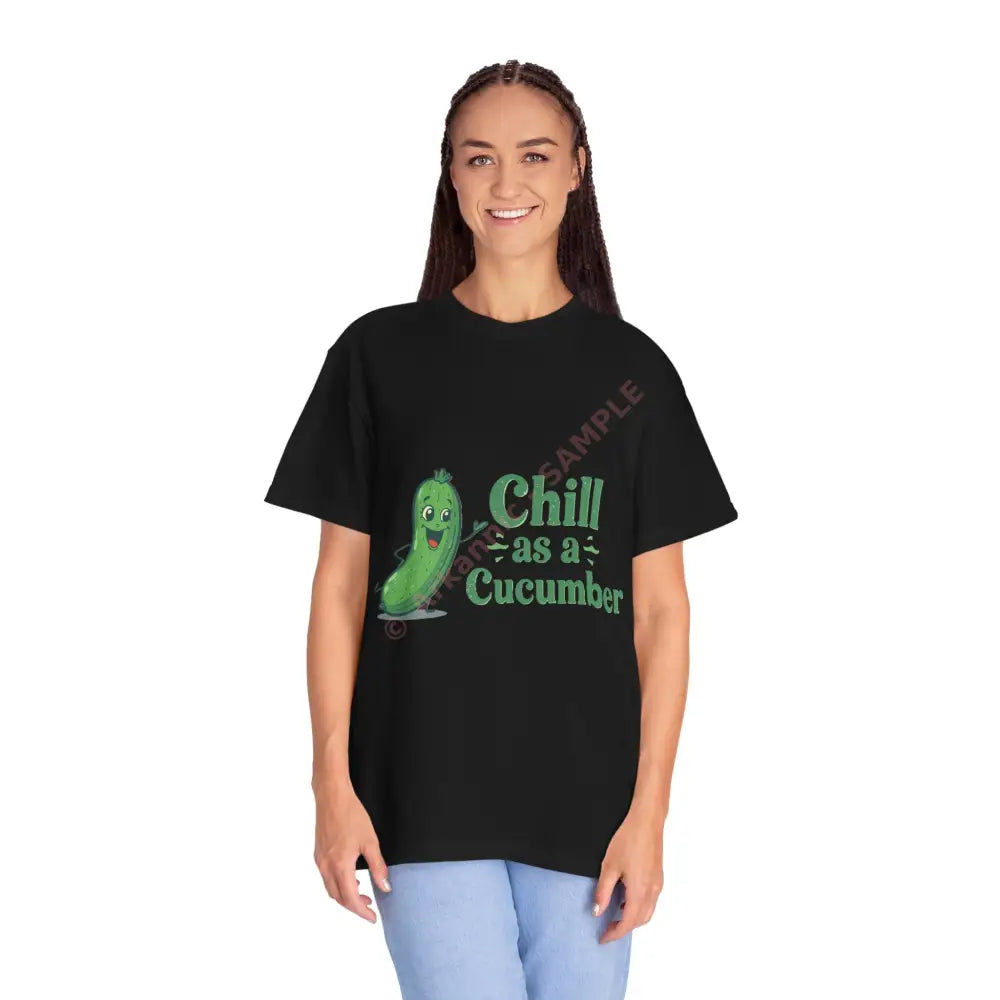 Chill as a Cucumber T-Shirt Funny T-Shirt Unisex Tee Gift for Him Gift for Her Relaxed Vibes Summer Fashion T-Shirt
