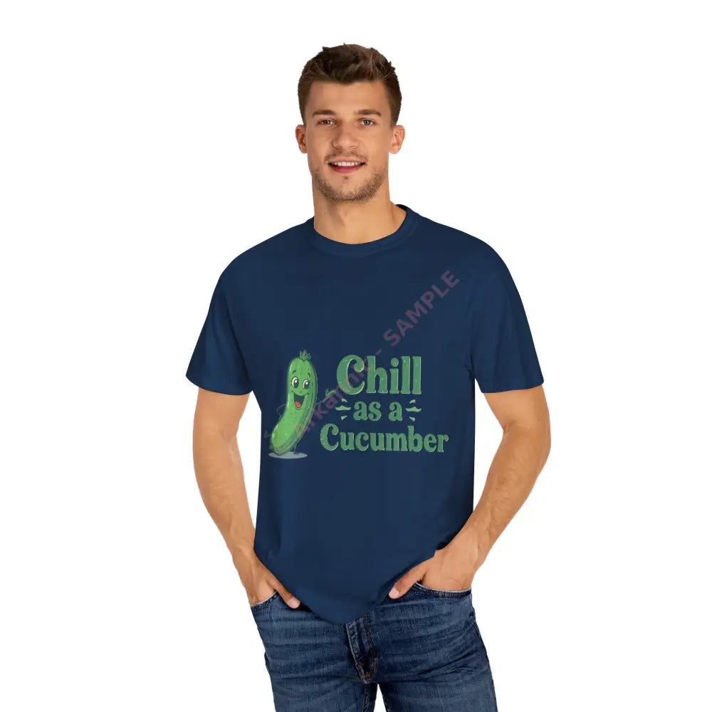 Chill as a Cucumber T-Shirt Funny T-Shirt Unisex Tee Gift for Him Gift for Her Relaxed Vibes Summer Fashion T-Shirt