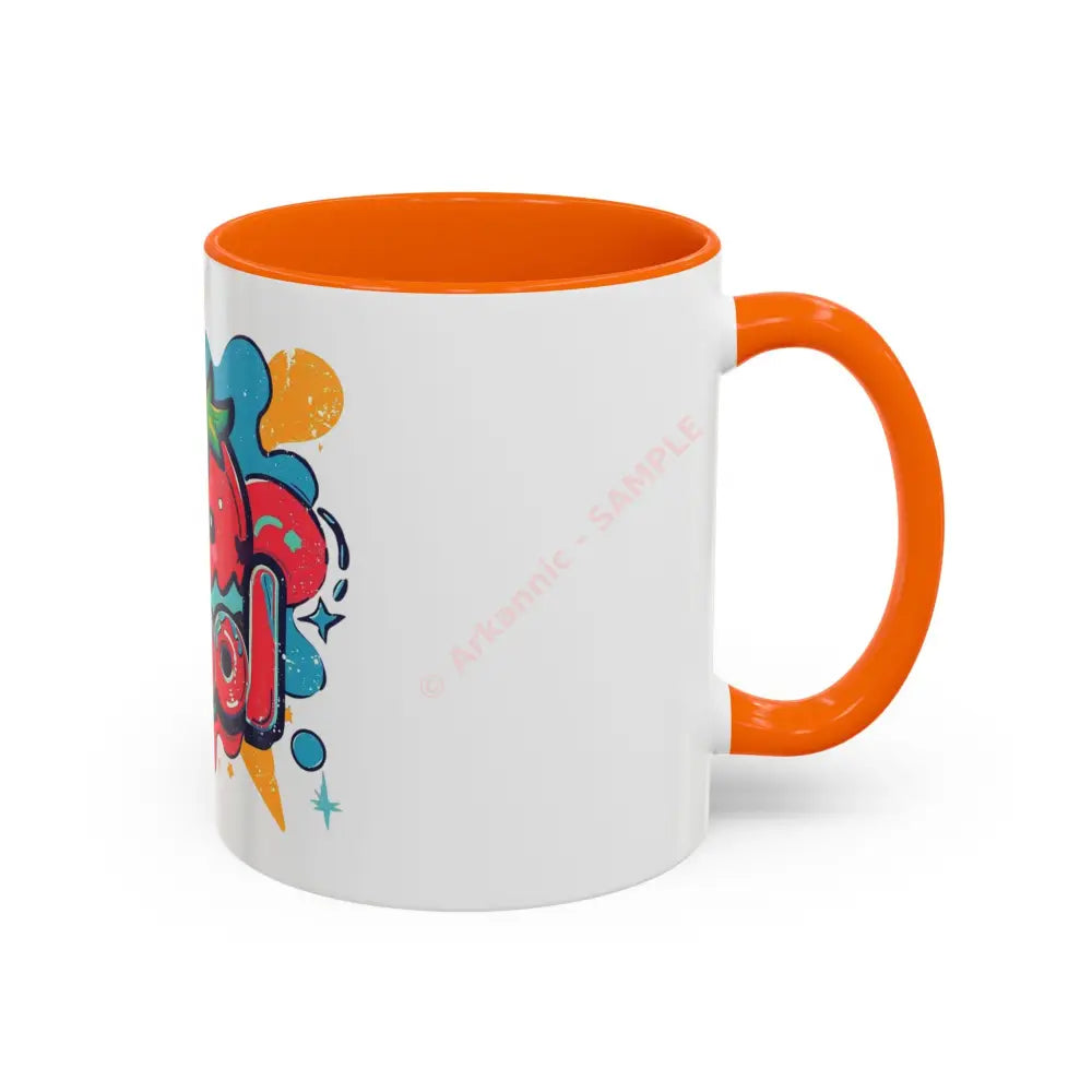 Cool Strawberry Coffee Mug | Cute Kawaii Fruit Design | Fun Gift for Coffee & Tea Lovers Mug