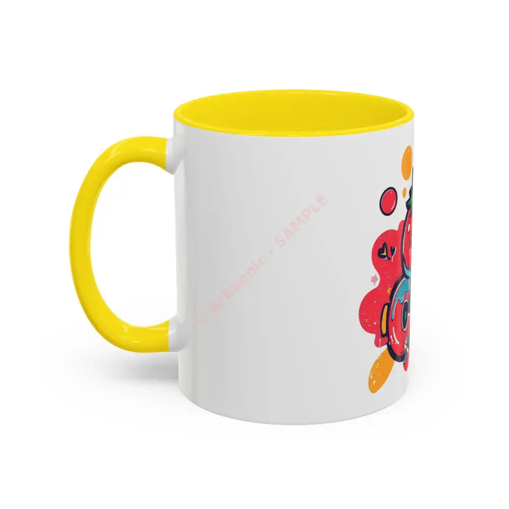 Cool Strawberry Coffee Mug | Cute Kawaii Fruit Design | Fun Gift for Coffee & Tea Lovers Mug