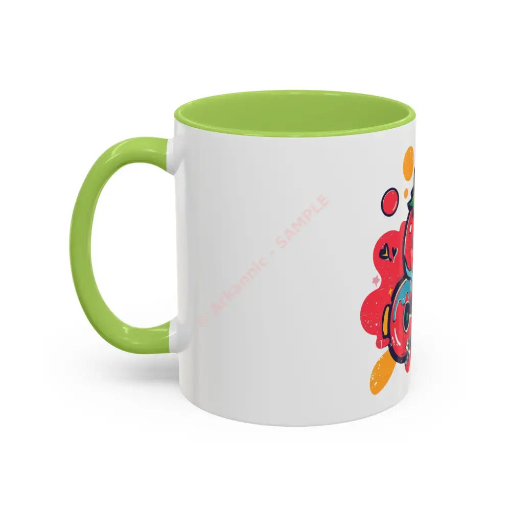 Cool Strawberry Coffee Mug | Cute Kawaii Fruit Design | Fun Gift for Coffee & Tea Lovers Mug
