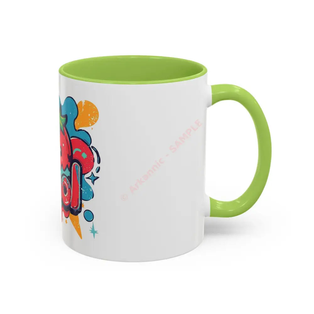 Cool Strawberry Coffee Mug | Cute Kawaii Fruit Design | Fun Gift for Coffee & Tea Lovers Mug
