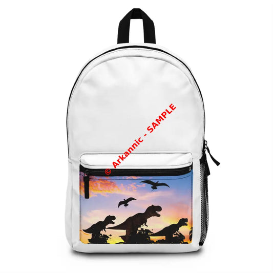 Dinosaur Sunset Backpack Trendy School Bag Adventure Backpack Kids Backpack Gift for Dinosaur Lovers One size Bags