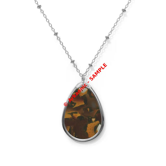 Elegant Oval Necklace with Unique Design Perfect for Everyday Wear Gifts for Her Fashion Accessory Anniversary Gift
