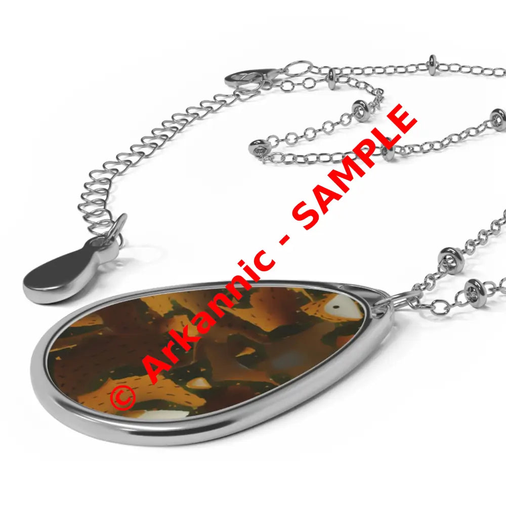 Elegant Oval Necklace with Unique Design Perfect for Everyday Wear Gifts for Her Fashion Accessory Anniversary Gift