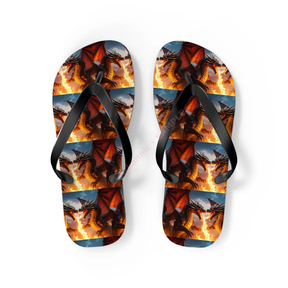 Flip Flops M / Black sole Shoes