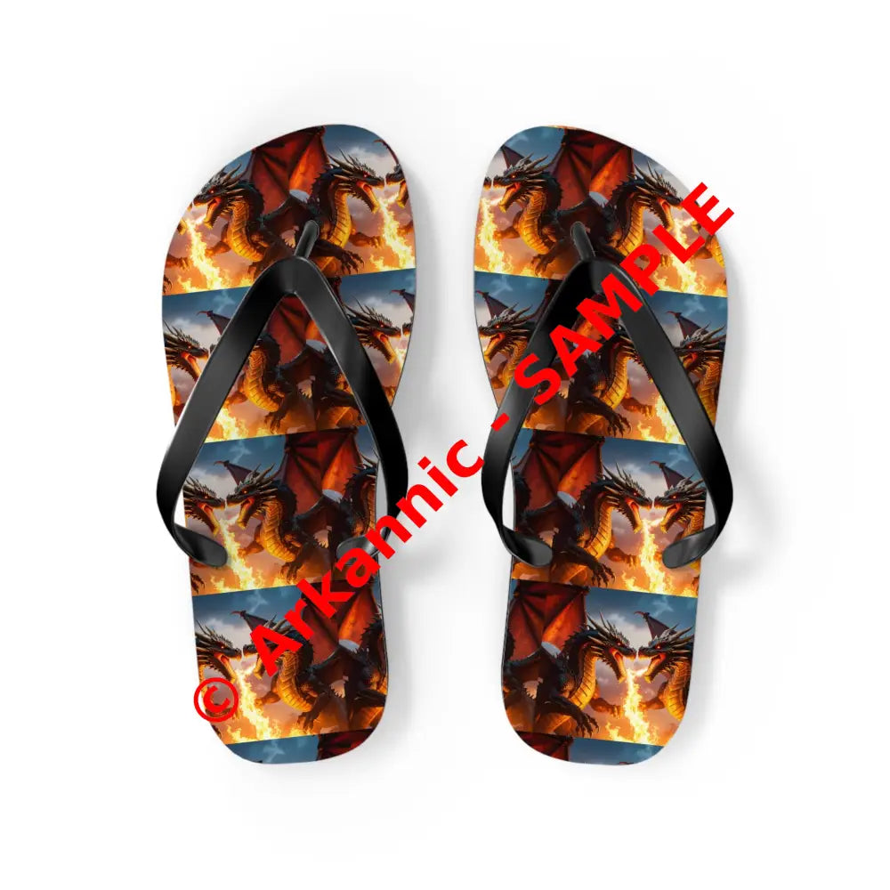 Flip Flops M / Black sole Shoes